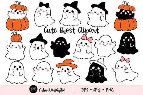 cute ghost clipart